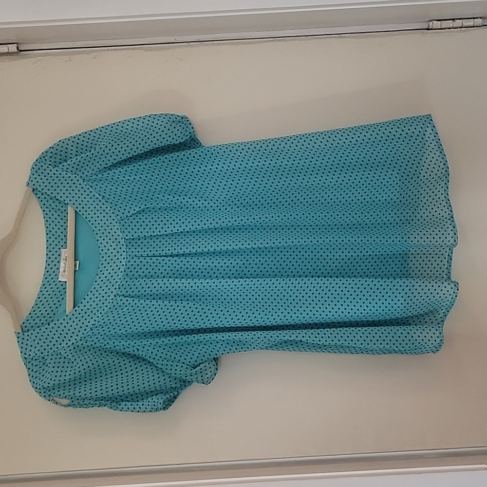 Polka dot dress barn blouse